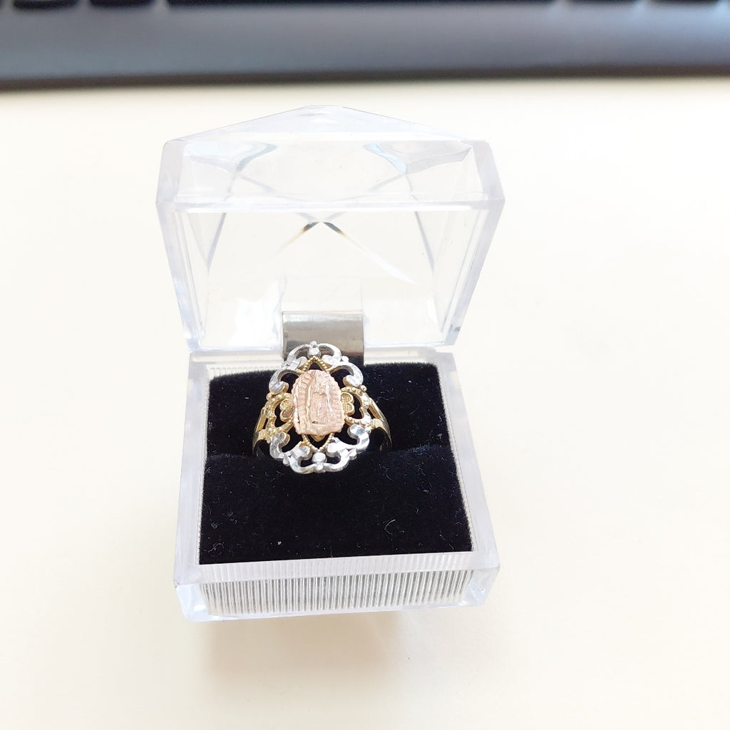 ANILLITO ORO COMBINADO 10 K 2,10 GRMS (SEMINUEVO)