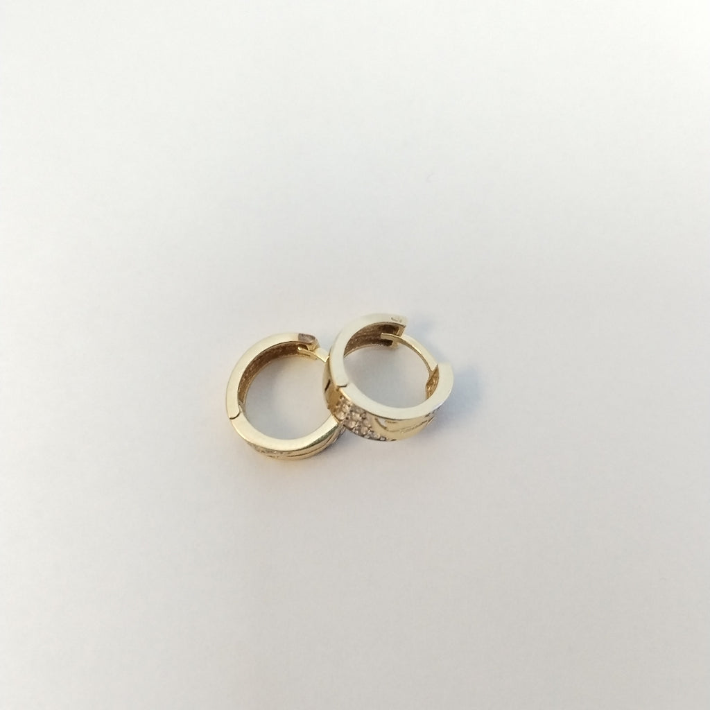 ARRACADAS PAR ORO 14 K 2.3 GRMS (SEMINUEVO)