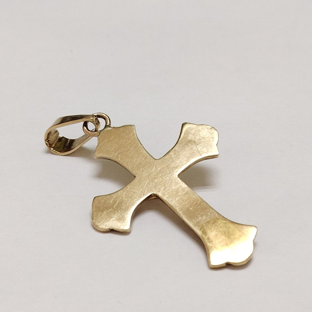 CRUCIFIJO ORO 14 K 10.3 GRMS (SEMINUEVO)