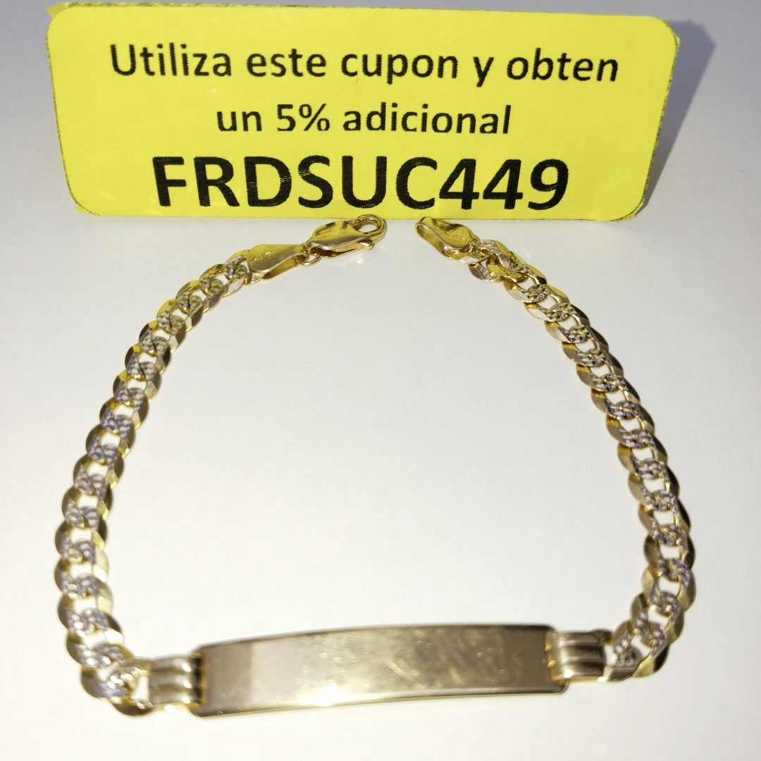 ESCLAVA ORO, RODIADO 14 K 9.6 GRMS (SEMINUEVO)