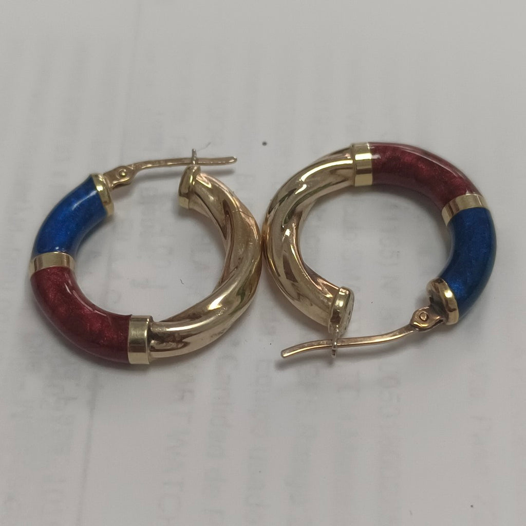 ARRACADAS PAR ORO 14 K 4.4 GRMS (SEMINUEVO)