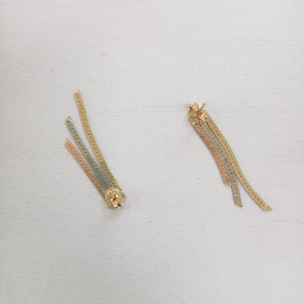 BROQUELES PAR ORO 14 K 1.6 GRMS (SEMINUEVO)