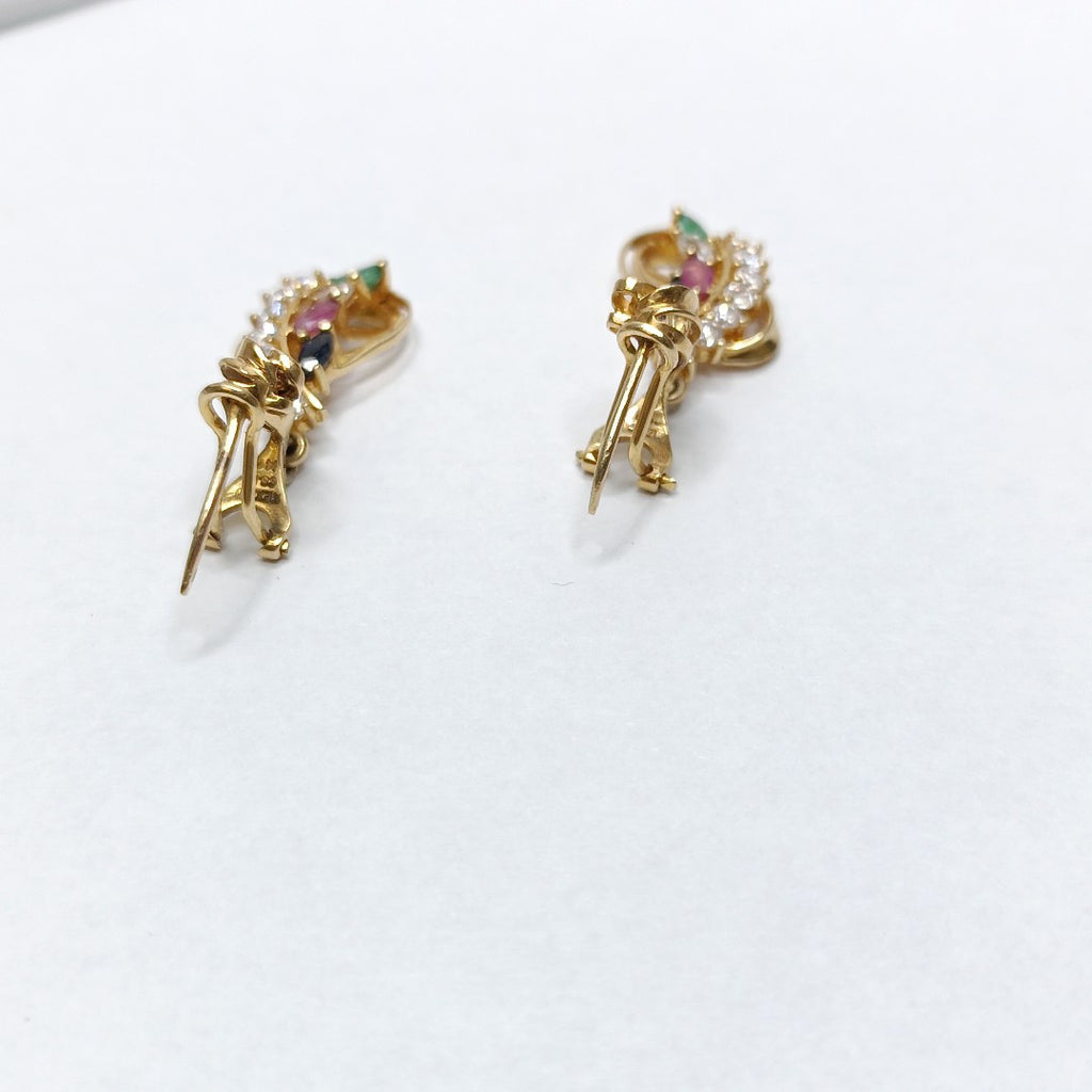 ARETES PAR ORO 10 K 5.2 GRMS (SEMINUEVO)