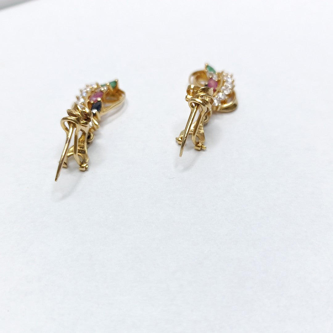 ARETES PAR ORO 10 K 5.2 GRMS (SEMINUEVO)