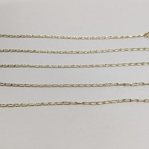 CADENAS TEJIDO ESLABONES ORO 10K 55 CM 1.9 GR (NUEVO)