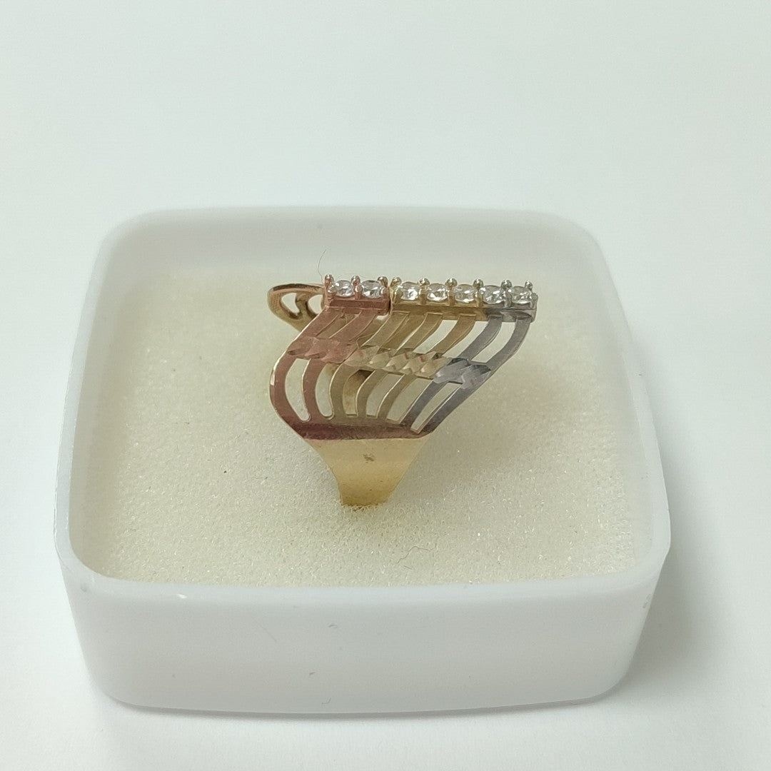 ANILLITO ORO,ORO COMBINADO 14 K 4,40 GRMS (SEMINUEVO)