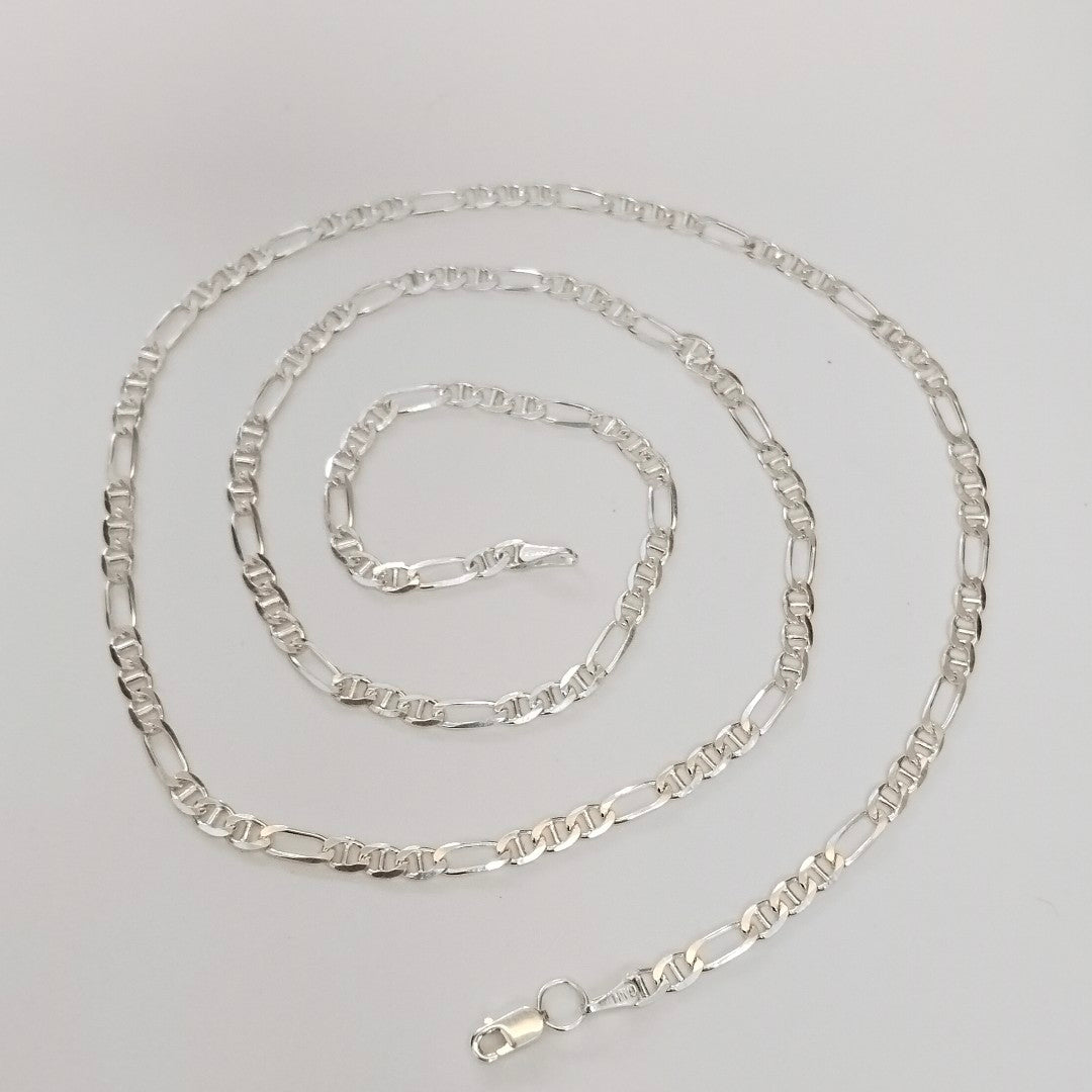 CADENA TEJIDO 3X1 PLATA .925 60 CM 8.3 GR (NUEVO)