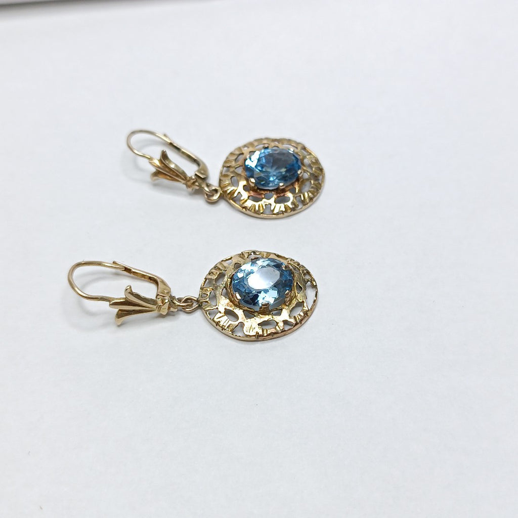 ARETES PAR ORO 8 K 4.3 GRMS (SEMINUEVO)