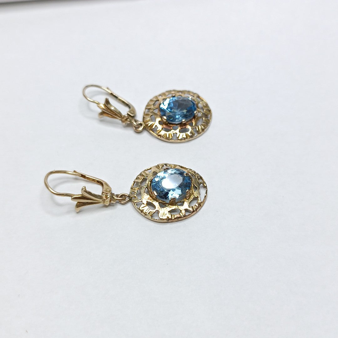 ARETES PAR ORO 8 K 4.3 GRMS (SEMINUEVO)