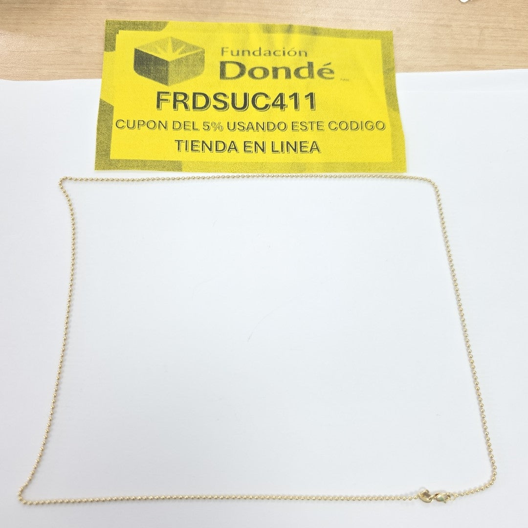 CADENA ORO 14 K 4,10 GRMS (SEMINUEVO)