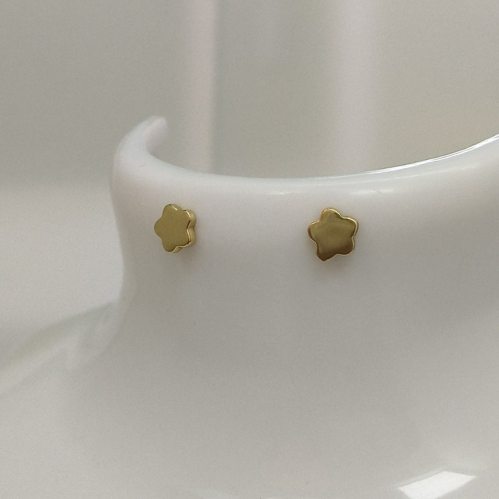 BROQUELES ORO 14K 1 (NUEVO)