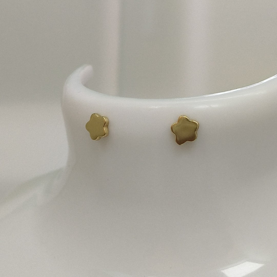 BROQUELES ORO 14K 1 (NUEVO)