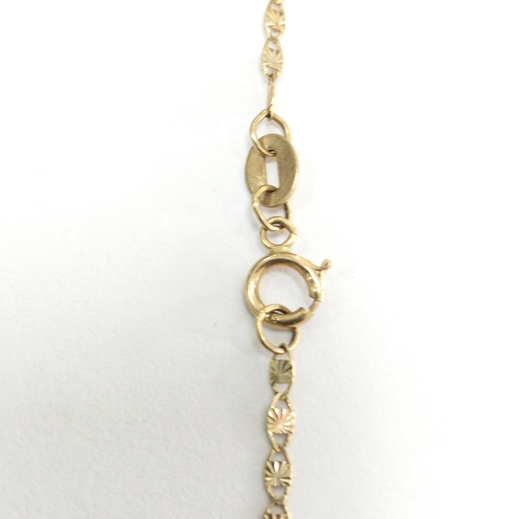 CADENA ORO COMBINADO 14 K 2 GRMS (SEMINUEVO)