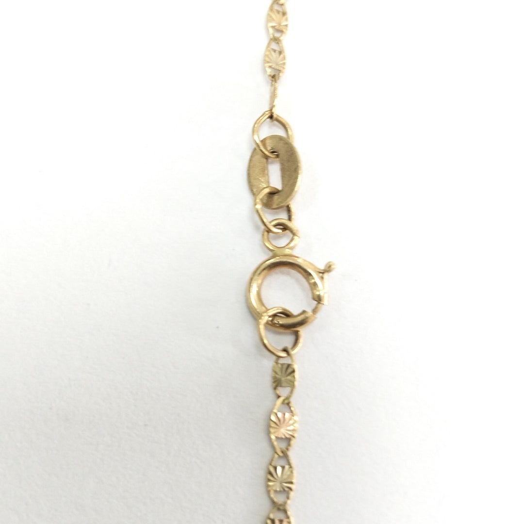 CADENA ORO COMBINADO 14 K 2 GRMS (SEMINUEVO)