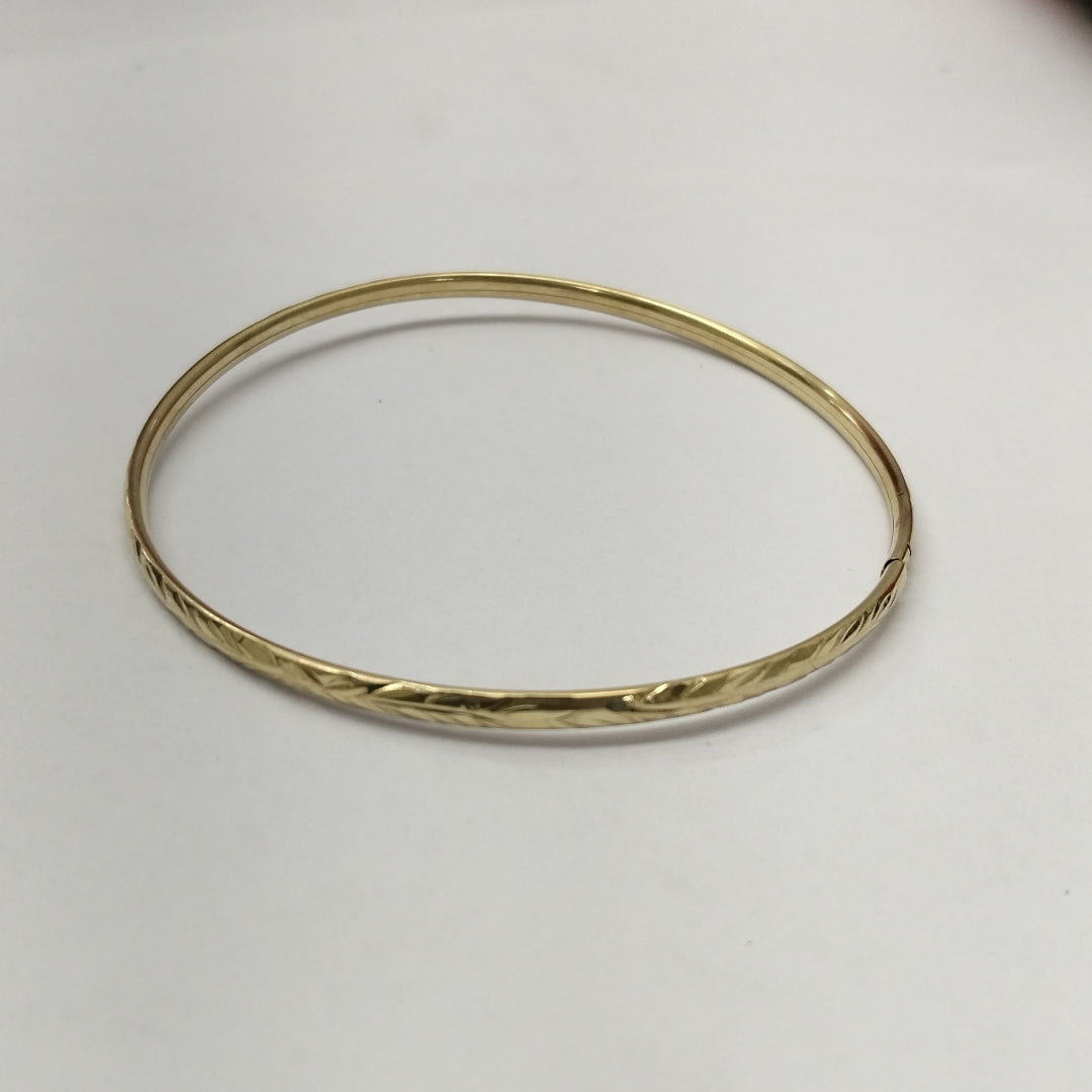 PULSERA RIGIDA ORO 10 K 3,30 GRMS (SEMINUEVO)