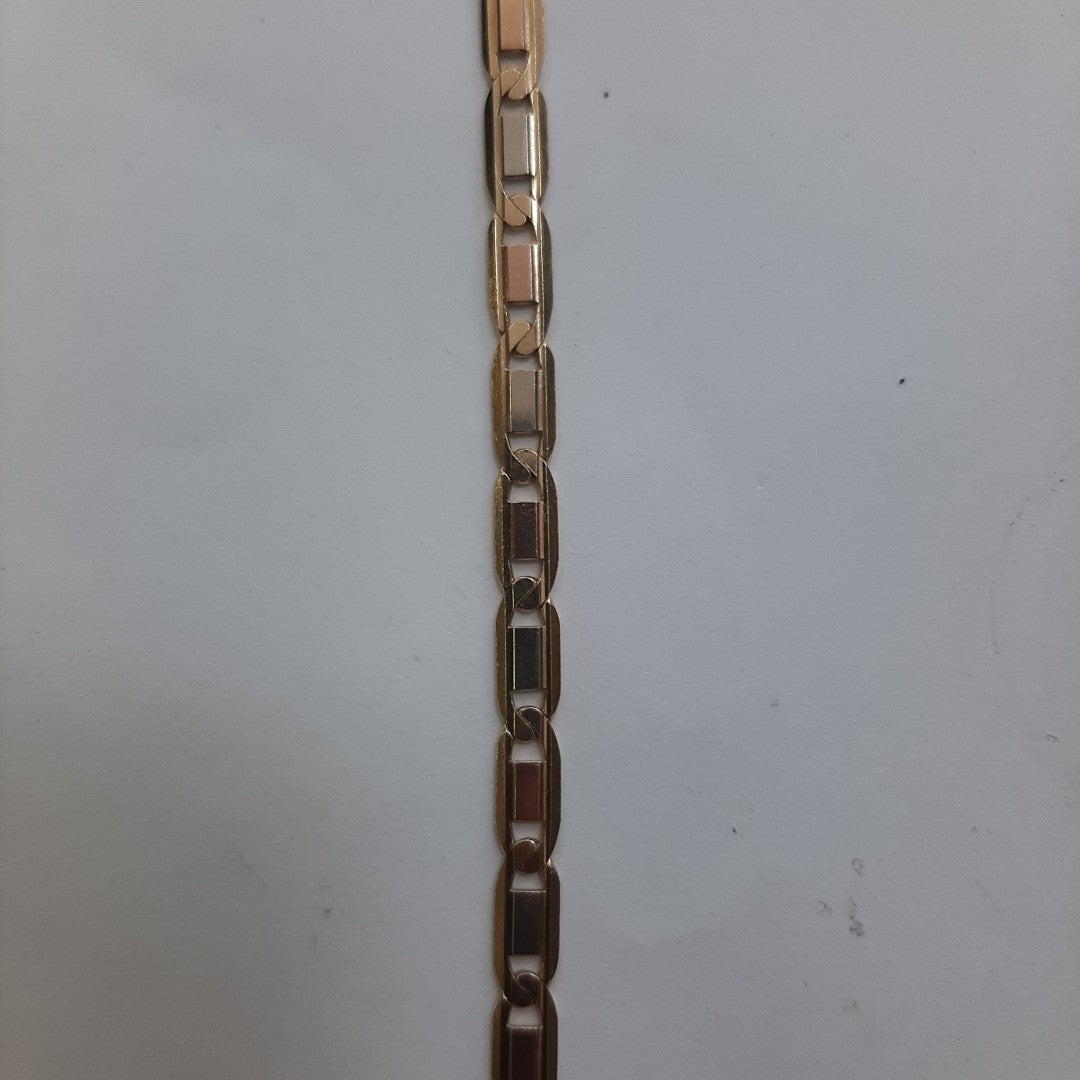 CADENA ORO COMBINADO 10 K 13,50 GRMS (SEMINUEVO)