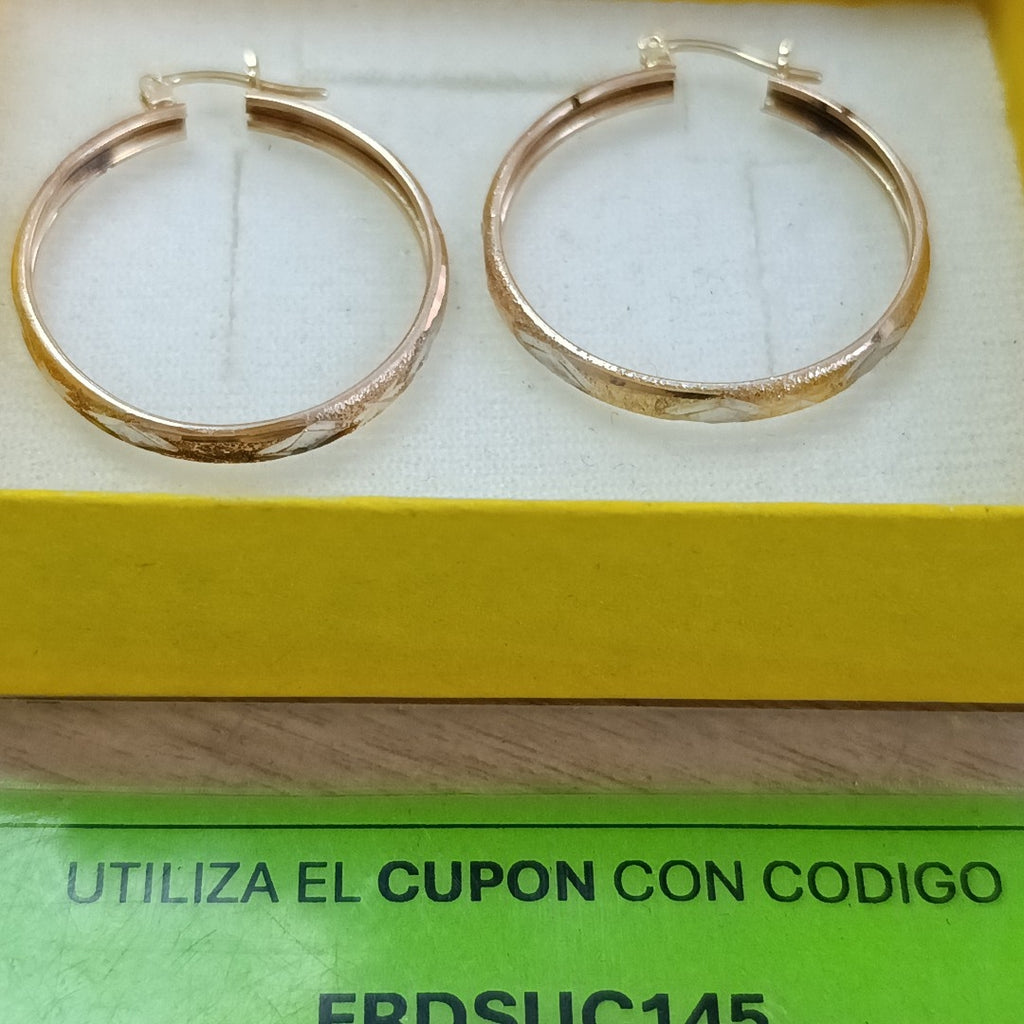 ARRACADAS PAR ORO 10 K 4.2 GRMS (SEMINUEVO)