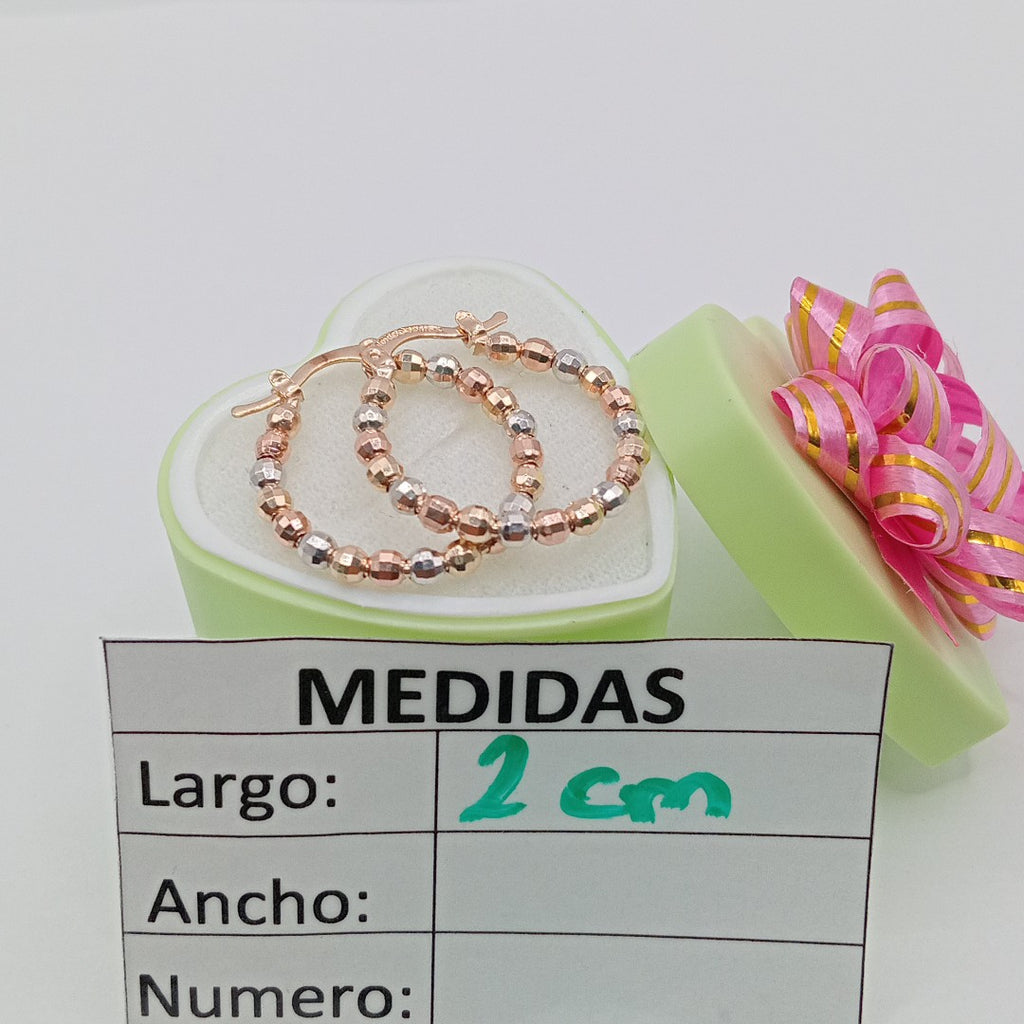 ARRACADAS PAR ORO 10 K 2.9 GRMS (SEMINUEVO)