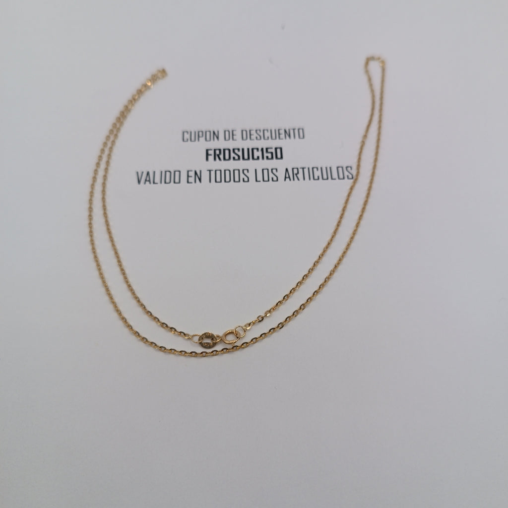 CADENA ORO 14 K 2,10 GRMS (SEMINUEVO)