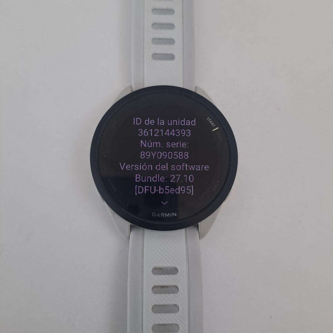 SMARTWATCH GARMIN FORERUNNER 165 MUSIC 43 MM GPS (SEMINUEVO)