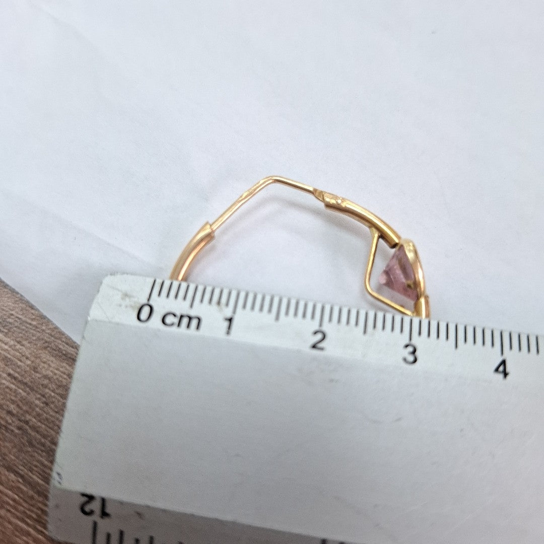 ARRACADAS PAR ORO 14 K 4 GRMS (SEMINUEVO)
