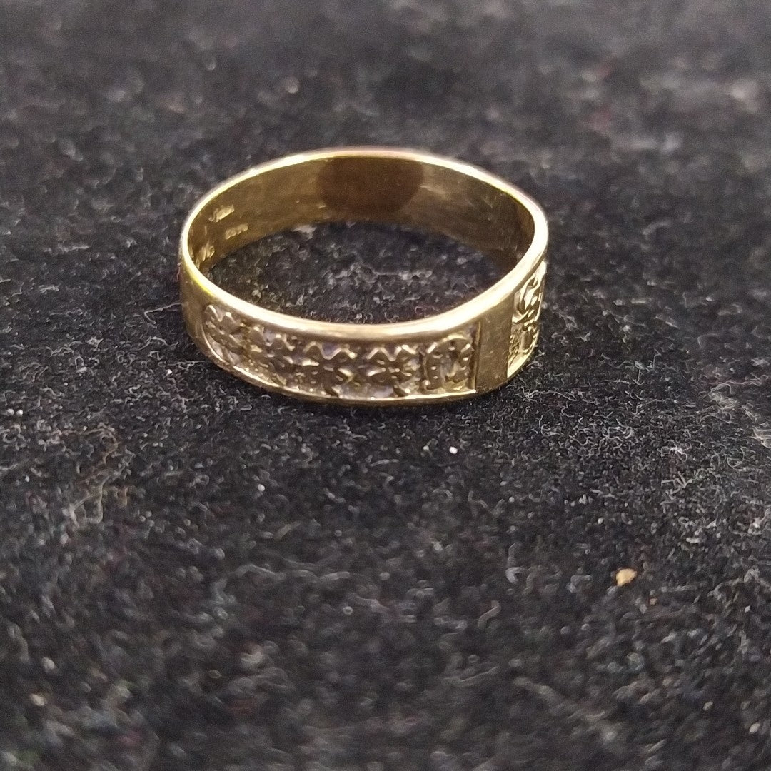 ARGOLLA DE LA SUERTE ORO 14 K 2,60 GRMS (SEMINUEVO)