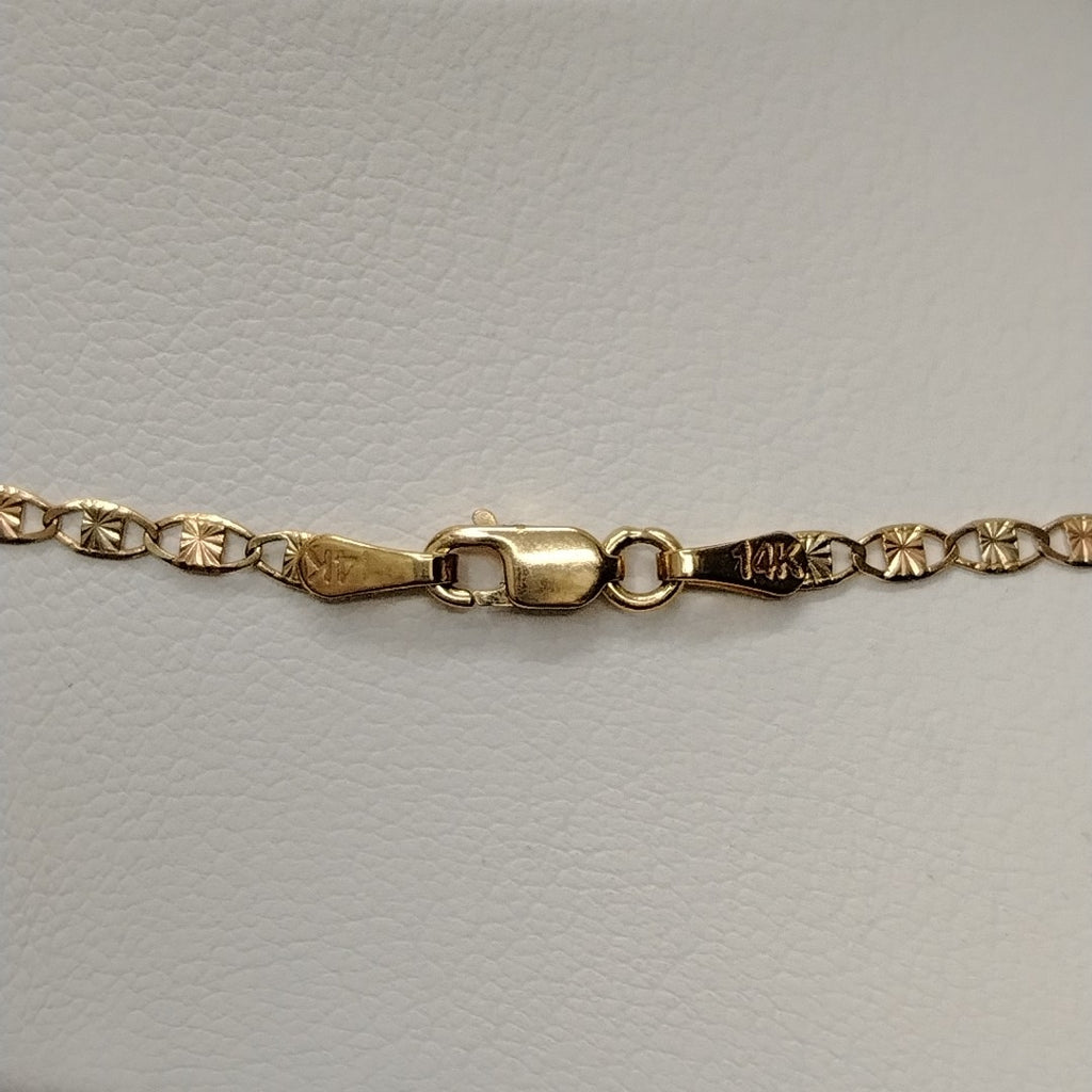 CADENA TEJIDO MARINERO 3.81GR 60 CM (NUEVO)
