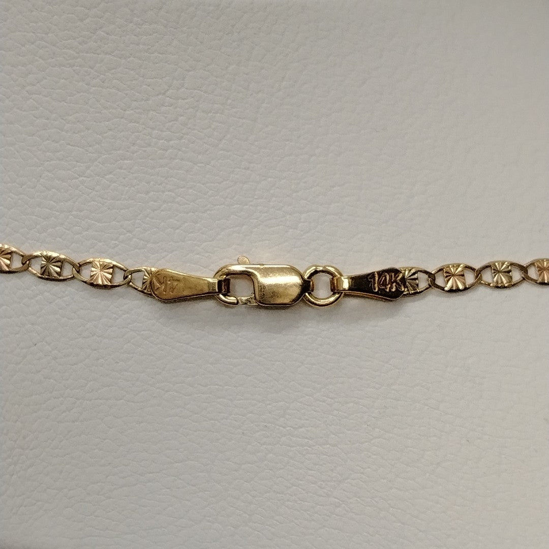 CADENA TEJIDO MARINERO 3.81GR 60 CM (NUEVO)