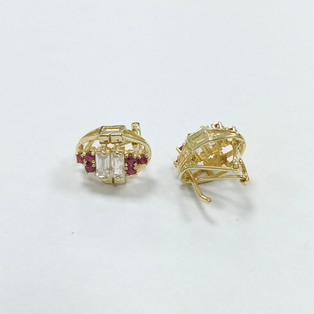 ARETES PAR ORO 14 K 4.4 GRMS (SEMINUEVO)