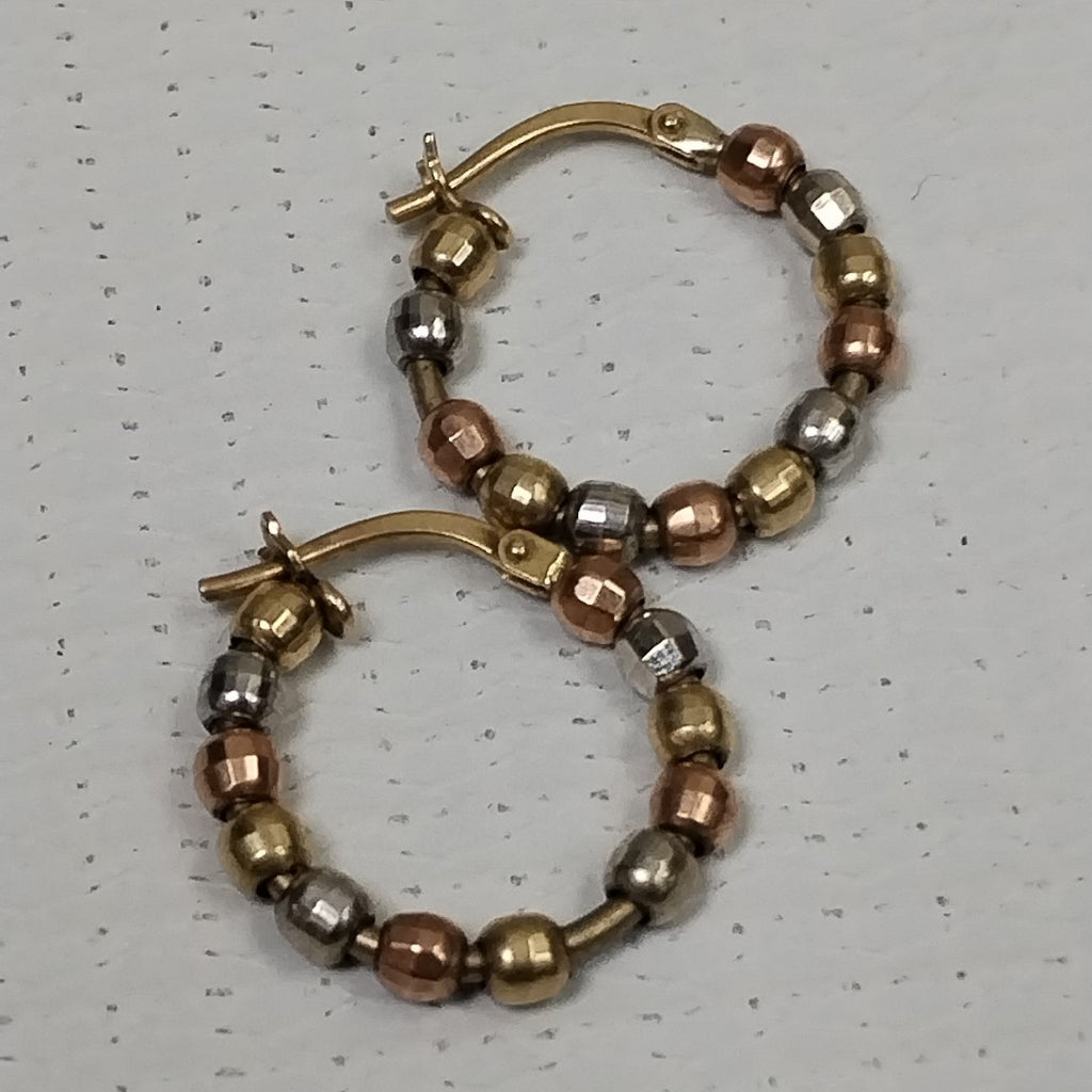 ARRACADAS PAR ORO 10 K 2.5 GRMS (SEMINUEVO)