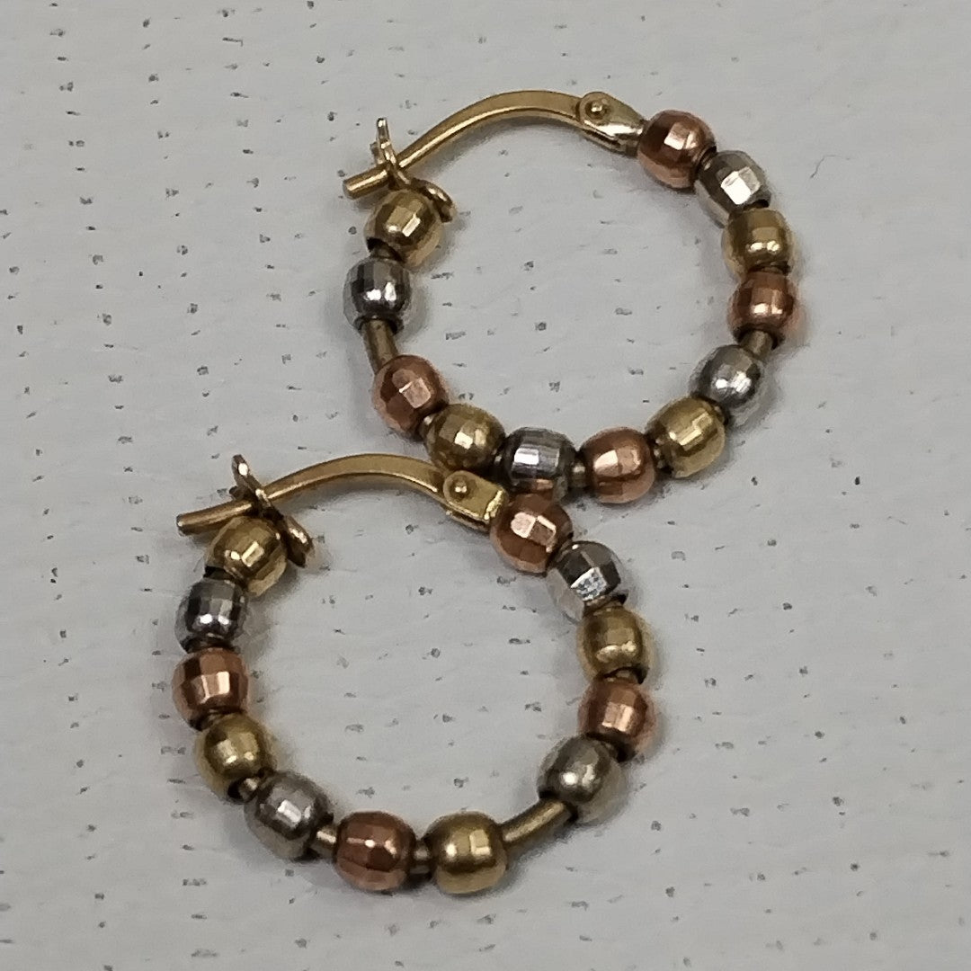 ARRACADAS PAR ORO 10 K 2.5 GRMS (SEMINUEVO)