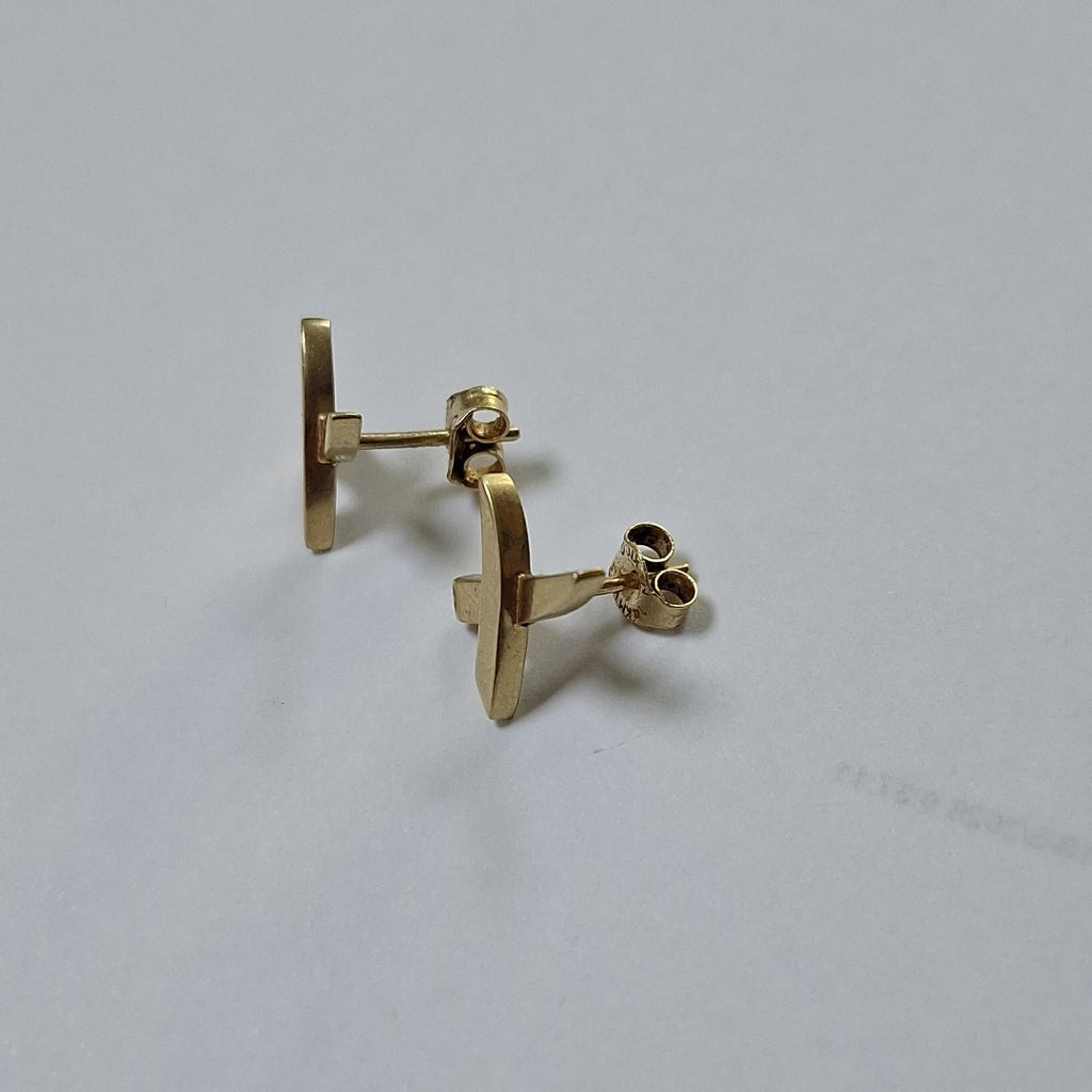 BROQUELES PAR ORO 14 K 2,60 GRMS (SEMINUEVO)