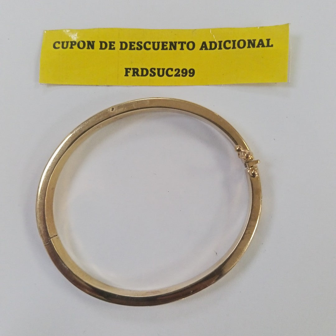 PULSERA RIGIDA ORO 10 K 10.3 GRMS (SEMINUEVO)