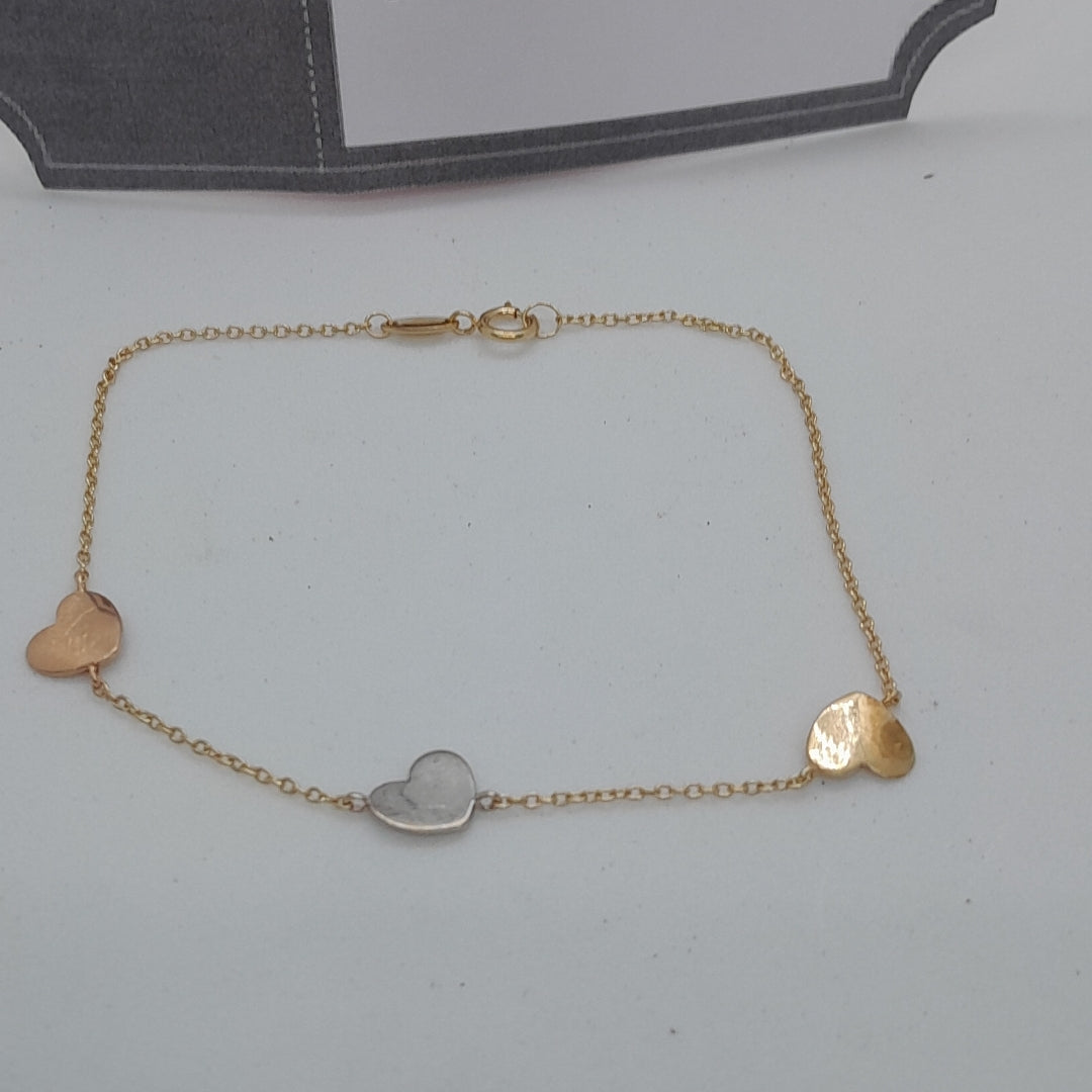 PULSERA ORO, ORO COMBINADO 14 K 1.5 GRMS (SEMINUEVO)