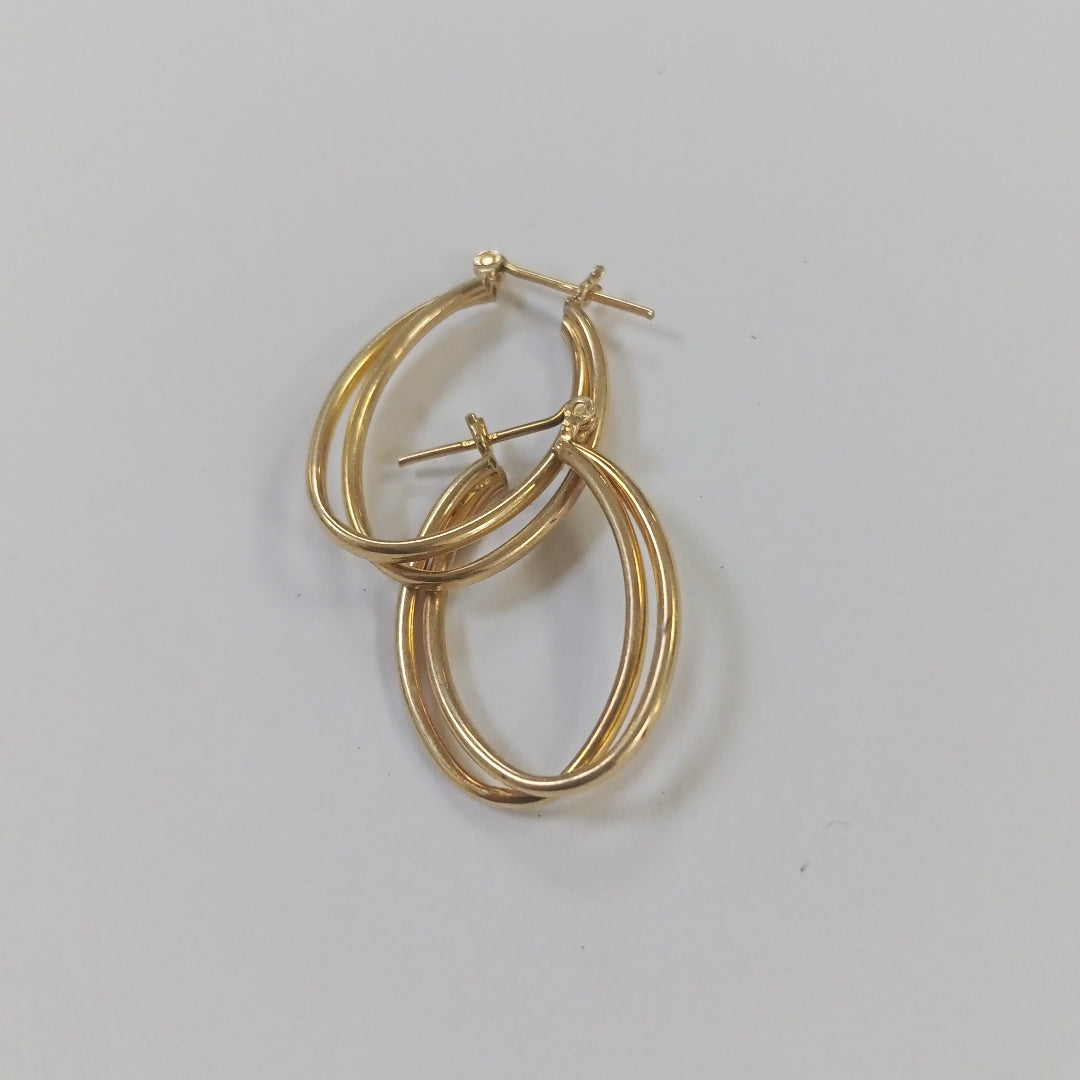 ARRACADAS PAR ORO 10 K 2.4 GRMS (SEMINUEVO)
