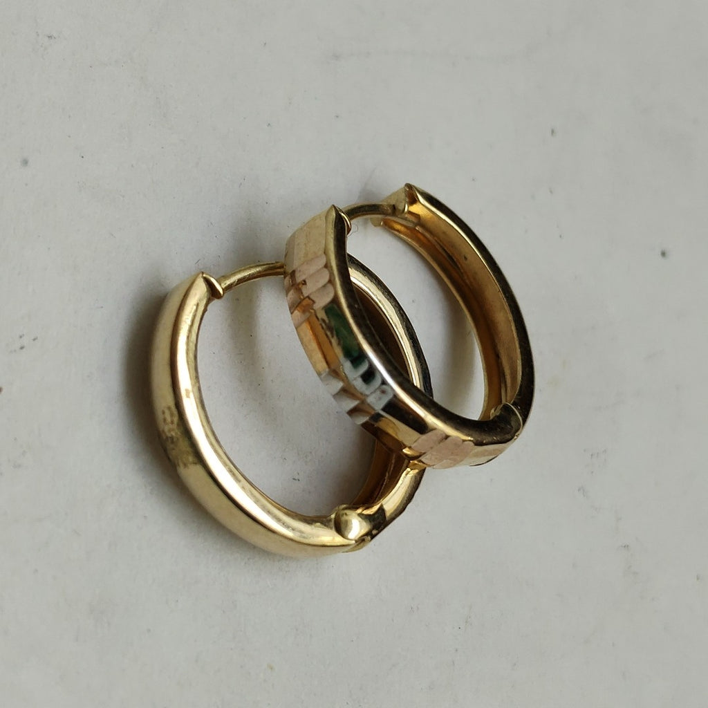 ARRACADAS PAR ORO 14 K 1.7 GRMS (SEMINUEVO)