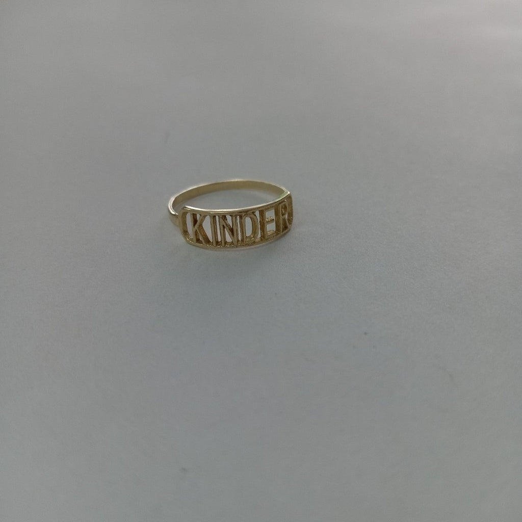 ANILLO DE GRADUACIÓN ORO 10 K 0.7 GRMS (SEMINUEVO)