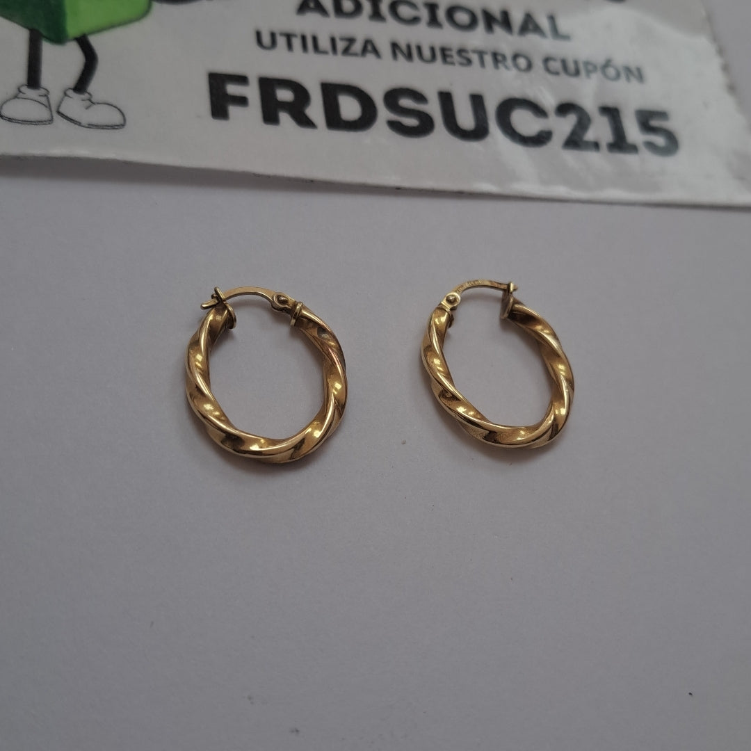 ARRACADAS PAR ORO 10 K 2.1 GRMS (SEMINUEVO)