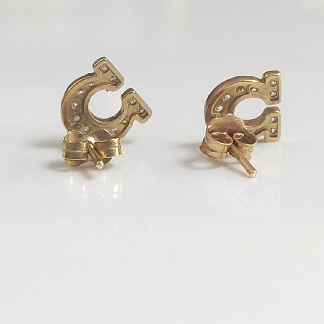 BROQUELES PAR ORO 14 K 1.8 GRMS (SEMINUEVO)