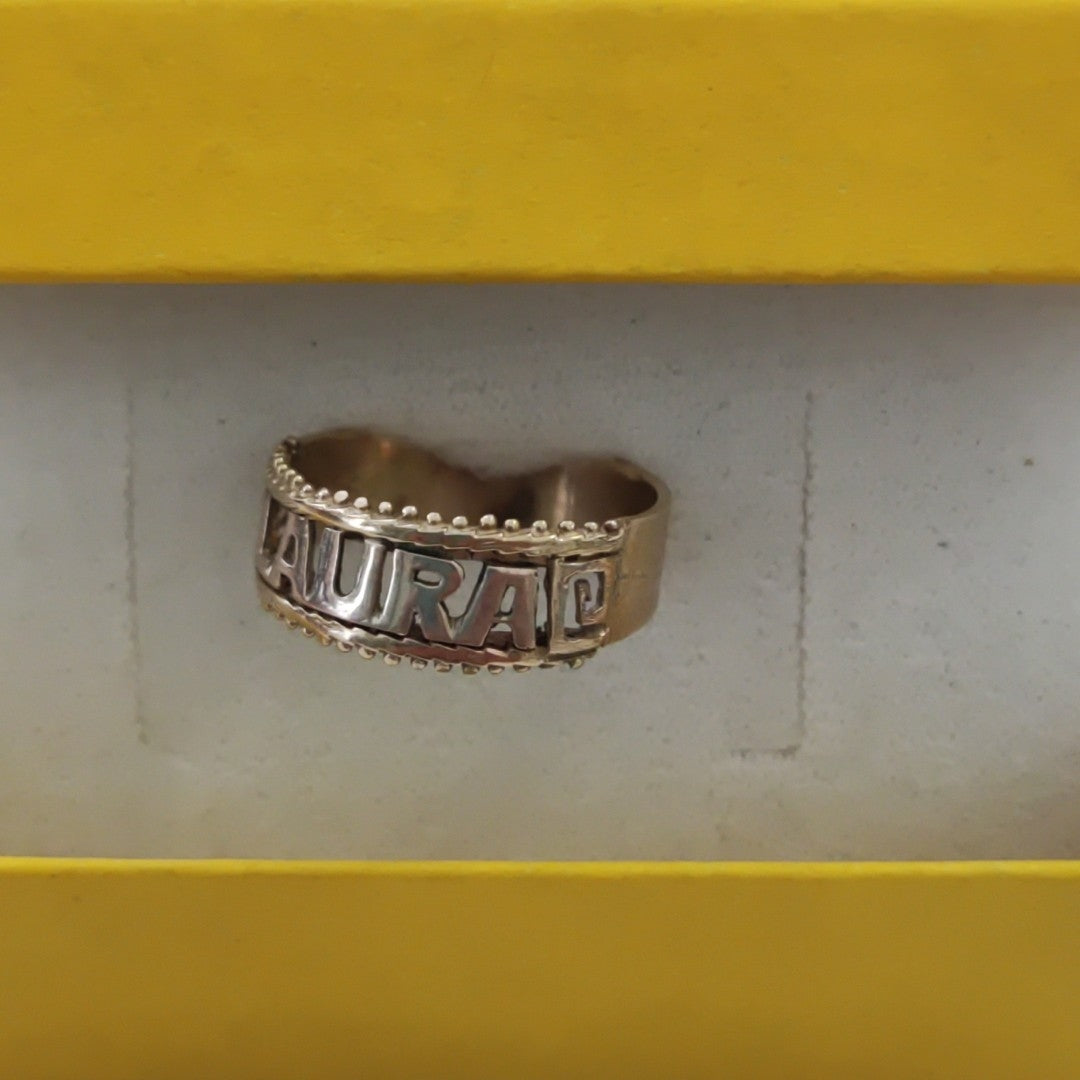 ANILLO ORO 10 K 3.8 GRMS (SEMINUEVO)