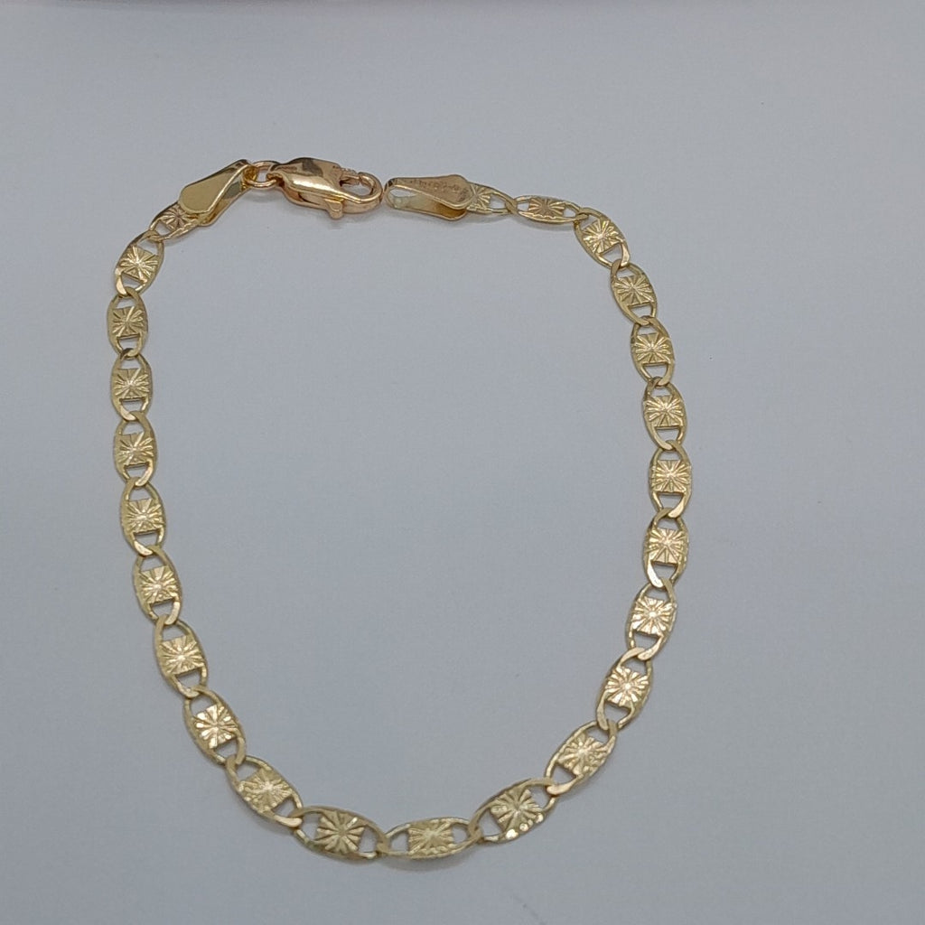 PULSERAS GUCHI ORO 14K 18 CM 2.8 GR (NUEVO)