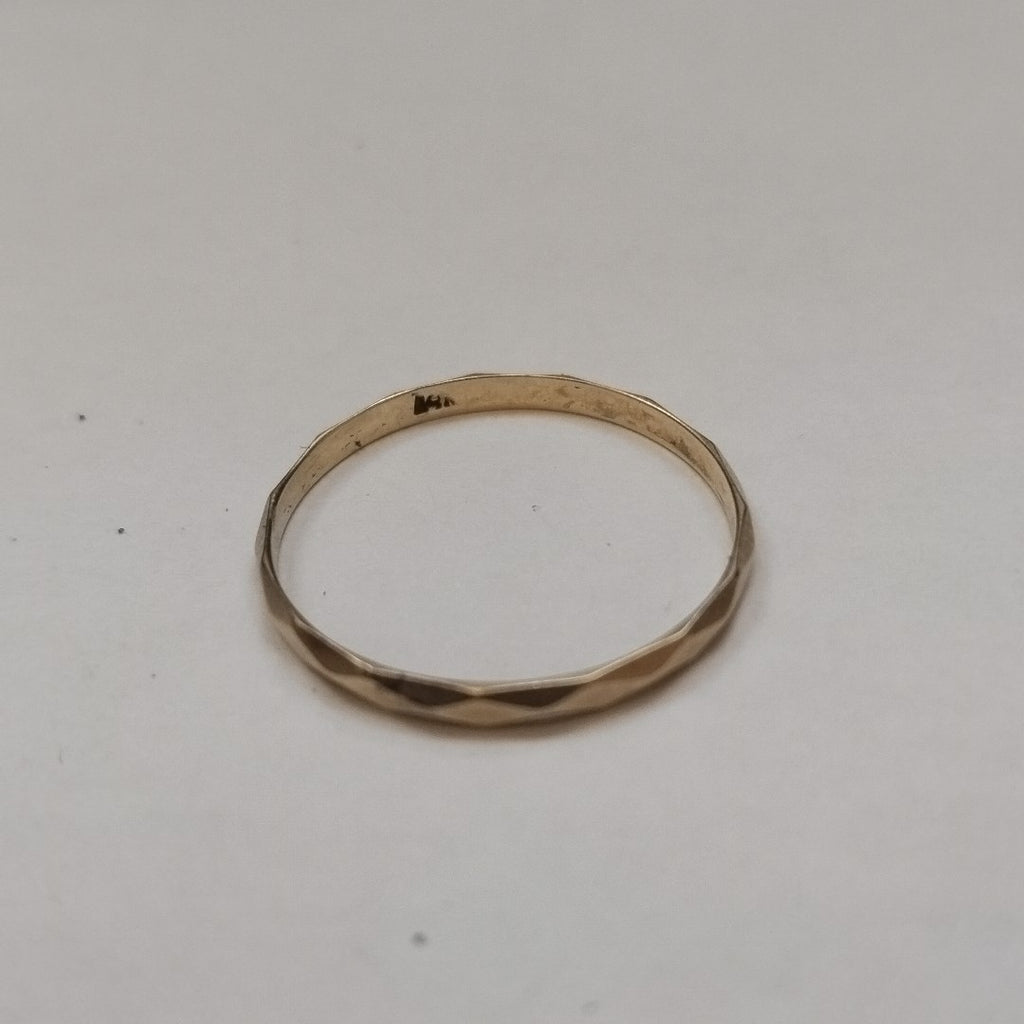ARGOLLA ORO 14 K 0.8 GRMS (SEMINUEVO)