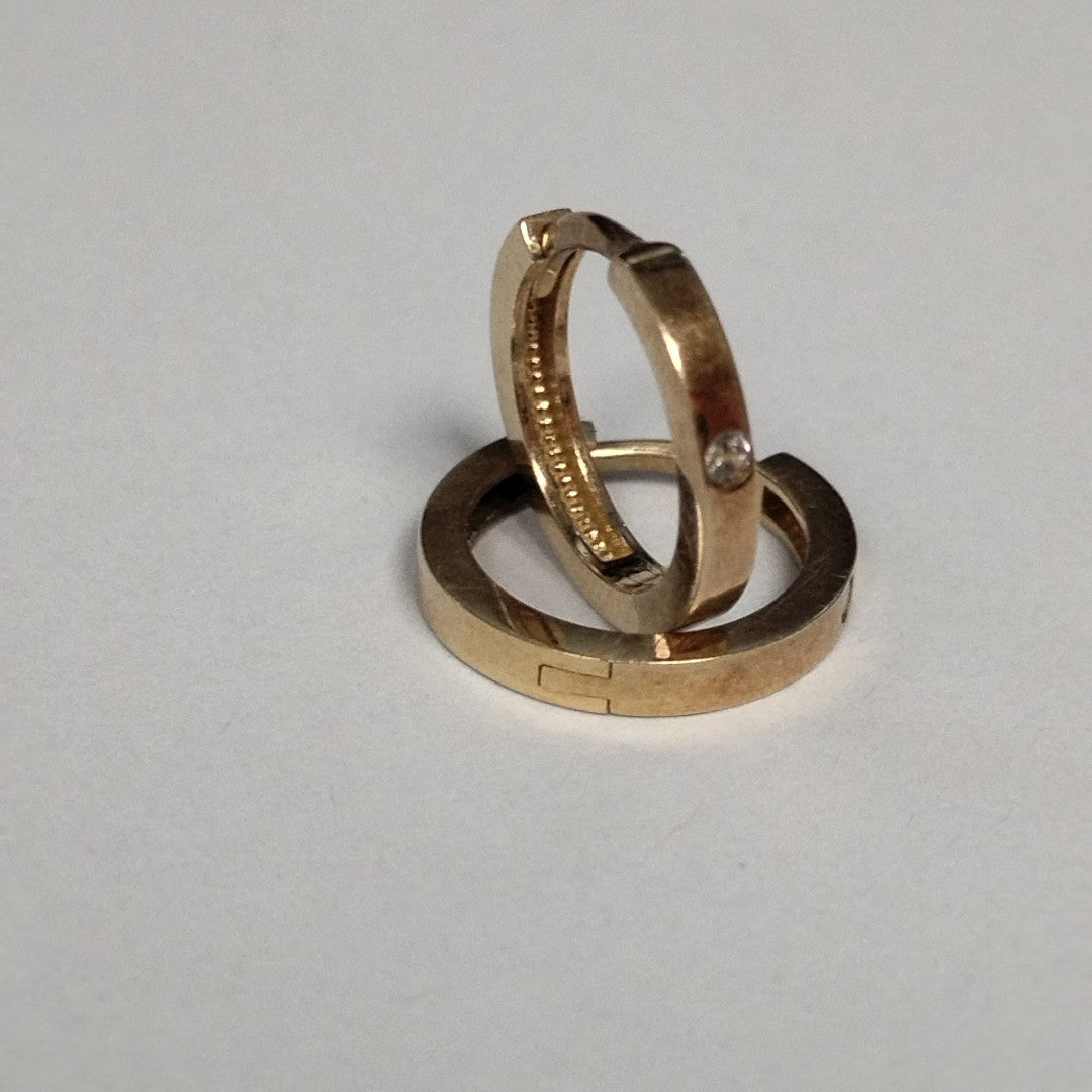 ARRACADAS PAR ORO 10 K 1,50 GRMS (SEMINUEVO)