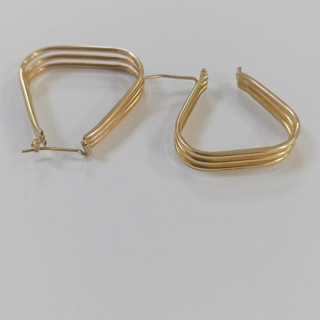 ARRACADAS PAR ORO 14 K 6.3 GRMS (SEMINUEVO)