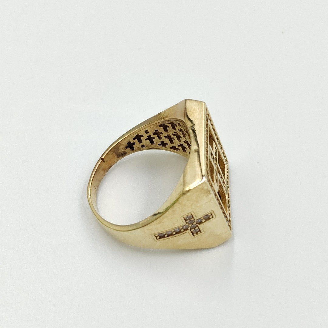 ANILLO ORO 10 K 9,80 GRMS (SEMINUEVO)