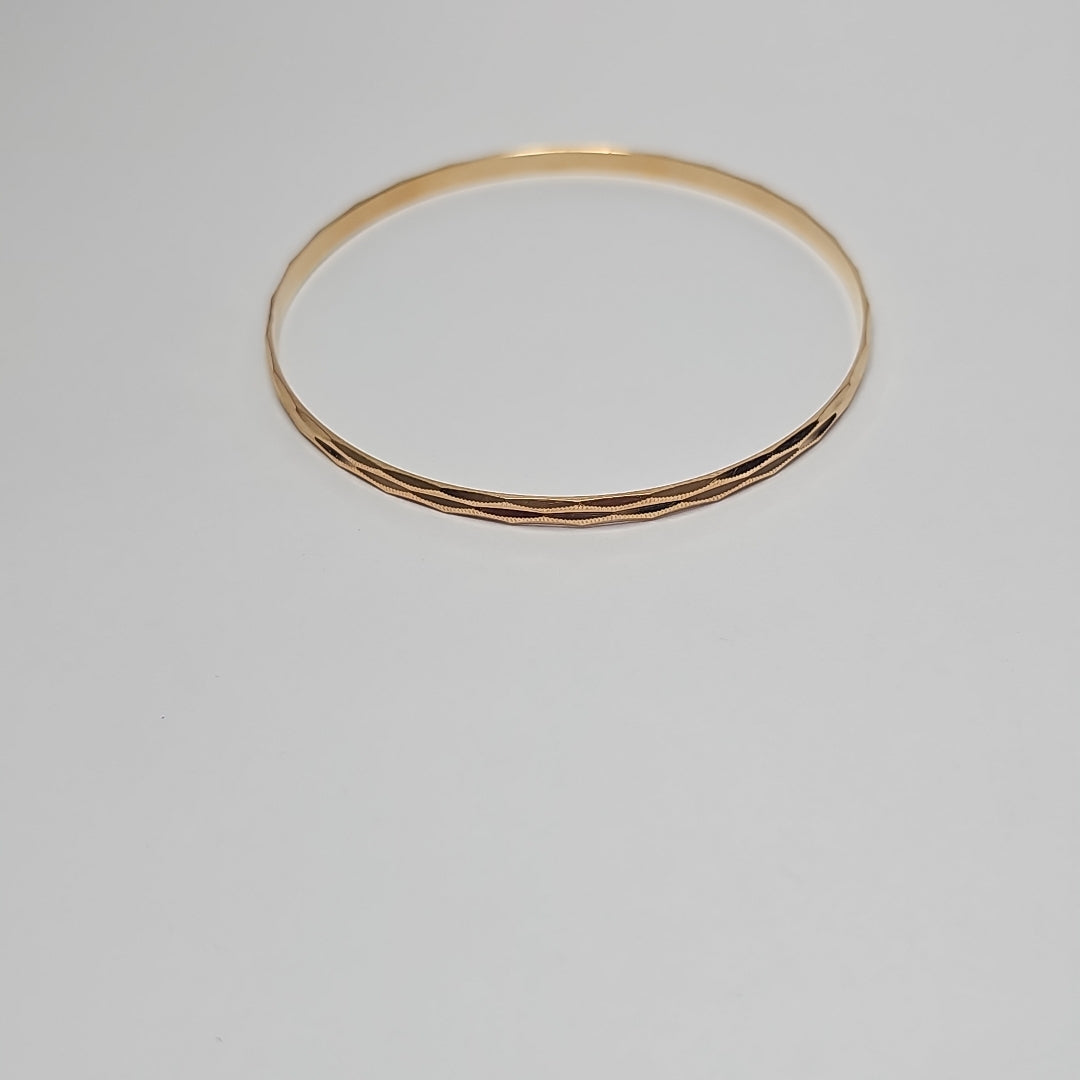 PULSERA RIGIDA ORO 18 K 7.7 GRMS (SEMINUEVO)