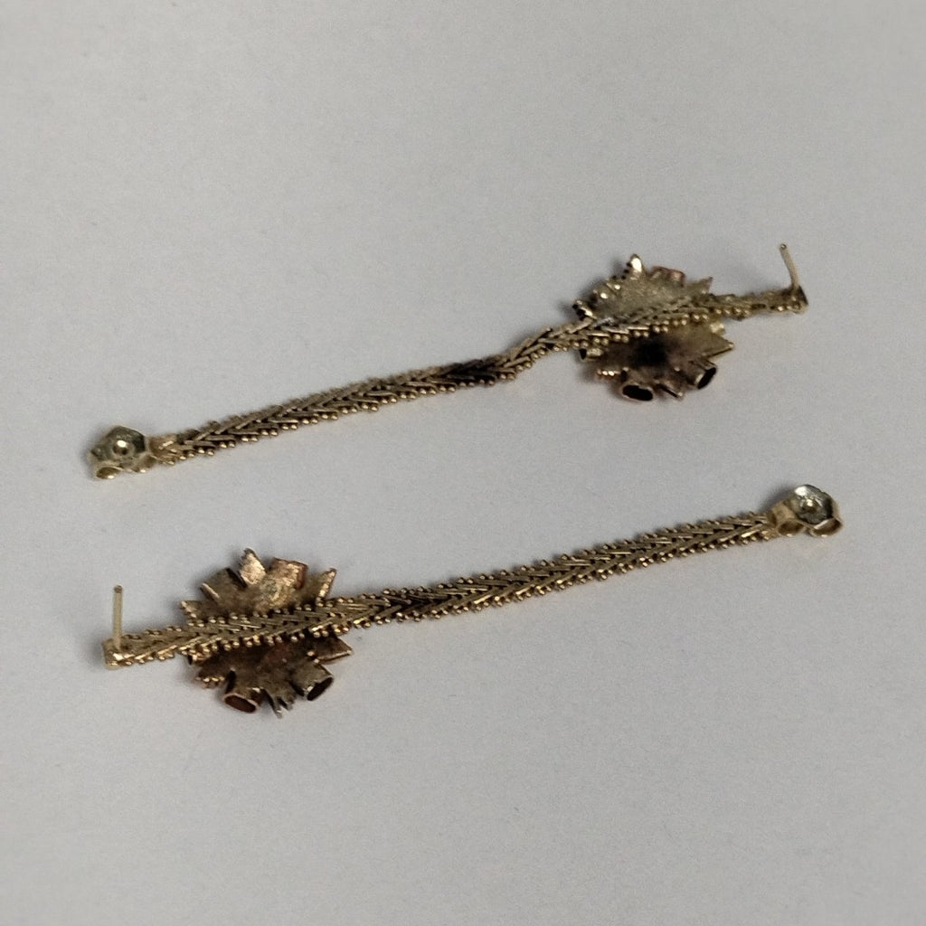 ARETES PAR ORO 14 K 7,50 GRMS (SEMINUEVO)