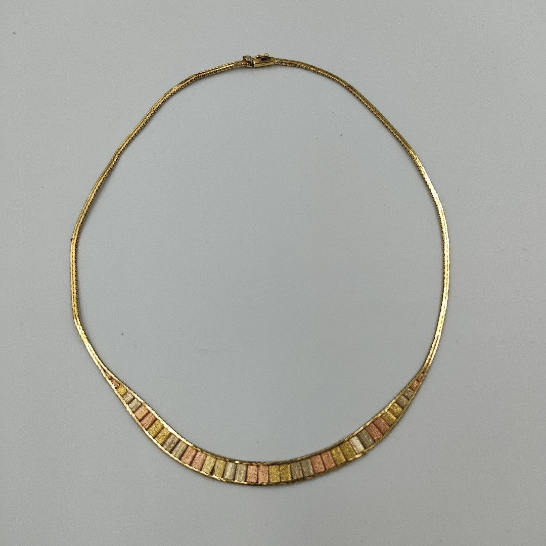 GARGANTILLA ORO,ORO COMBINADO 14 K 11,80 GRMS (SEMINUEVO)