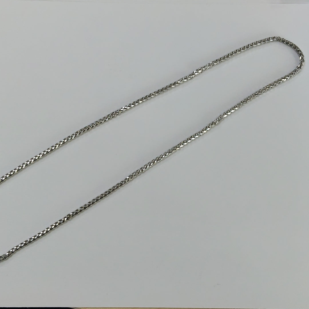 CADENA ORO, ORO BLANCO 14 K 11.7 GRMS (SEMINUEVO)