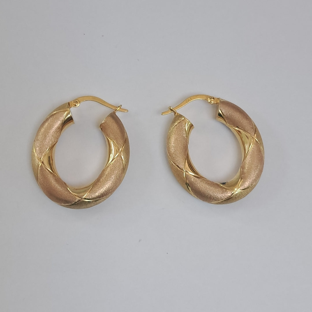 ARRACADAS PAR ORO 14 K 5.9 GRMS (SEMINUEVO)